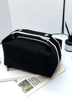 Load image into Gallery viewer, Zenana Waterproof Canvas Travel Cosmetic Bag