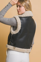 Load image into Gallery viewer, Love Tree Sherpa Zip Up Vest with Pockets