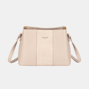 David Jones PU Leather Crossbody Bag