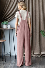 Load image into Gallery viewer, Heimish Ribbed Front Pocket Sleeveless Jumpsuit