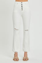 Load image into Gallery viewer, RISEN High Rise Button Fly Straight Ankle Jeans