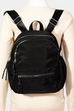 Load image into Gallery viewer, Fame Adjustable Strap Nylon Backpack Bag with Side Pockets