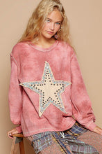 Load image into Gallery viewer, POL Washed Star Patch With Studded Top