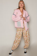 Load image into Gallery viewer, POL Embroidered Open Front Long Sleeve Jacket