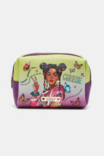 Load image into Gallery viewer, Nicole Lee USA Printed Extra Large Cosmetic Pouch