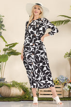 Load image into Gallery viewer, Celeste Printed Contrast Dress with Pockets