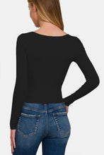 Load image into Gallery viewer, Zenana Scoop Neck Long Sleeve T-Shirt