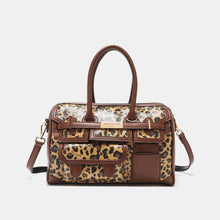 Load image into Gallery viewer, Nicole Lee USA Leopard Boston Bag