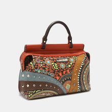 Load image into Gallery viewer, Nicole Lee USA Front Stitch Detail Inlaid Stud Handbag