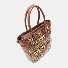 Load image into Gallery viewer, Nicole Lee USA Leopard Large Tote Bag