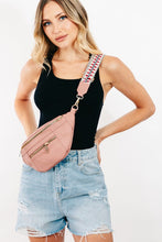 Load image into Gallery viewer, Fame PU Leather Crossbody Bag with Removable Strap