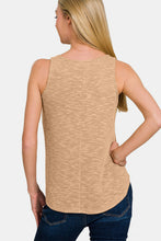 Load image into Gallery viewer, Zenana V-Neck Curved Hem Tank