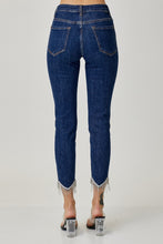 Load image into Gallery viewer, RISEN Embellished Mid Rise Crop Skinny Jeans