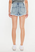 Load image into Gallery viewer, Kancan High Rise Frayed Hem Denim Shorts