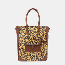 Load image into Gallery viewer, Nicole Lee USA Leopard Large Tote Bag