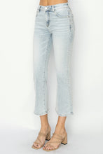 Load image into Gallery viewer, RISEN Mid Rise Cropped Flare Jeans