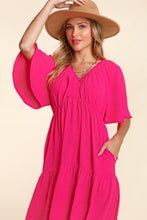 Load image into Gallery viewer, Haptics Tiered Babydoll Maxi Dress with Side Pocket