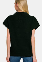 Load image into Gallery viewer, Zenana Short Sleeve Mock Neck Sweater