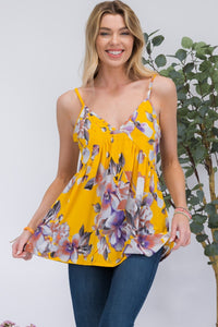 Celeste Floral V-Neck Cami