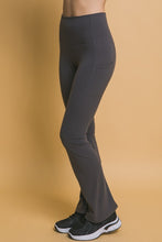 Load image into Gallery viewer, Love Tree High Waist Flare Leggings with Side Pockets