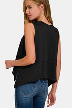 Load image into Gallery viewer, Zenana Exposed Seam Slit Round Neck Tank