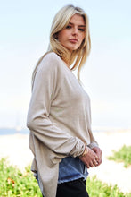 Load image into Gallery viewer, Davi &amp; Dani High-Low Rhinestone Star Round Neck Top