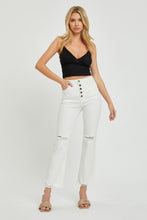 Load image into Gallery viewer, RISEN High Rise Button Fly Straight Ankle Jeans