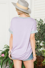 Load image into Gallery viewer, Celeste Color Block Short Sleeve T-Shirt