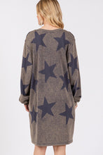 Load image into Gallery viewer, SAGE + FIG Washed Star Print Round Neck Dress