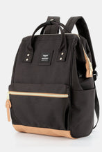 Load image into Gallery viewer, Himawari Contrast Waterproof Canvas Backpack Bag with Side Pockets