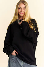 Load image into Gallery viewer, Davi &amp; Dani Round Neck Raglan Sleeve Sweatshirt