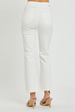 Load image into Gallery viewer, RISEN High Rise Button Fly Straight Ankle Jeans