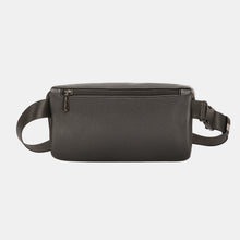 Load image into Gallery viewer, David Jones PU Leather Double Zipper Adjustable Belt Bag