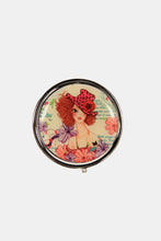 Load image into Gallery viewer, Nicole Lee USA Print Metallic Circular Large Pill Case