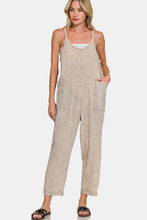 Load image into Gallery viewer, Zenana Washed Spaghetti Straps Overalls with Pockets