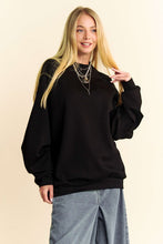 Load image into Gallery viewer, Davi &amp; Dani Round Neck Raglan Sleeve Sweatshirt