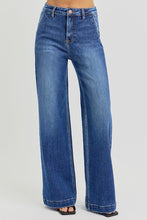Load image into Gallery viewer, RISEN High Rise Wide Leg Jeans with Slanted Pockets