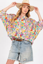 Load image into Gallery viewer, SAGE + FIG Button Down Floral Shirt