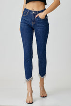 Load image into Gallery viewer, RISEN Embellished Mid Rise Crop Skinny Jeans