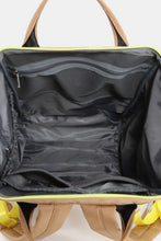 Load image into Gallery viewer, Himawari Contrast Waterproof Backpack Bag with Reinforced Edges