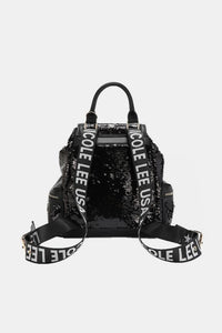 Nicole Lee USA Sequin Patch Backpack