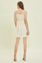 Load image into Gallery viewer, HEYSON  Heart Mesh Flare Sleeve Midi Dress