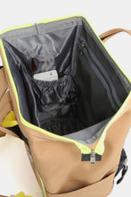 Load image into Gallery viewer, Himawari Contrast Waterproof Backpack Bag with Reinforced Edges