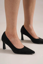 Load image into Gallery viewer, Beast Fashion Faux Suede Point Toe Pumps