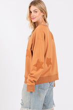 Load image into Gallery viewer, SAGE + FIG Star Patch Long Sleeve Sweatshirt