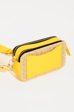 Load image into Gallery viewer, Fame Straw Contrast Crossbody Bag