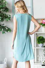 Load image into Gallery viewer, Heimish Striped Sleeveless V Neck Dress