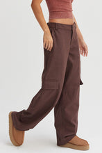 Load image into Gallery viewer, HYFVE Elastic Waist Wide-Leg Cargo Pants