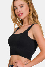 Load image into Gallery viewer, Zenana Ribbed Seamless Tank with Pads