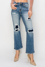 Load image into Gallery viewer, Risen High Rise Distressed Ankle Flare Jeans